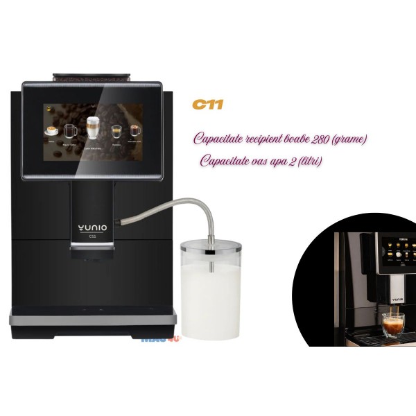 Aparat Profesional de Cafea Automat pentru Casa si Birouri Mici - Yunio by Dr. Coffee C11 - Cafea excelenta, zi de zi.