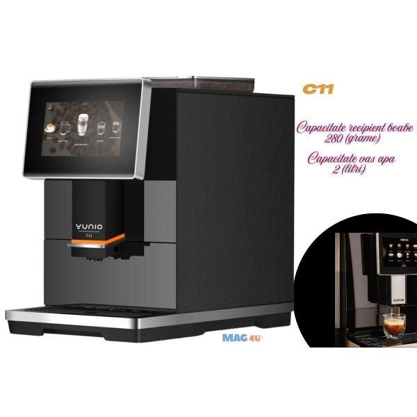 Aparat Profesional de Cafea Automat pentru Casa si Birouri Mici - Yunio by Dr. Coffee C11 - Cafea excelenta, zi de zi.