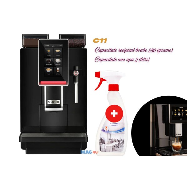 Aparat Profesional de Cafea Automat pentru Casa si Birouri Mici - Yunio by Dr. Coffee C11 - Cafea excelenta, zi de zi.