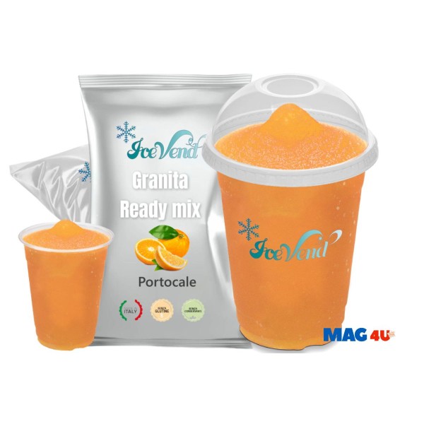 Premix Granita IceVend Portocale – Aromă vibrantă de portocale pentru granită (620 gr.)