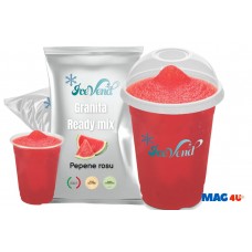 Premix Granita IceVend Pepene Roșu – Aromă răcoritoare de pepene roșu pentru granită (620 gr.)