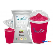Premix Granita IceVend Cireșe – Aromă autentică de cireșe coapte pentru granită (620 gr.)