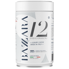 Cafea Măcinată Bazzara Dodicigrancru 250 gr – 100% Arabica, 12 Origini Grand Cru, Espresso Premium