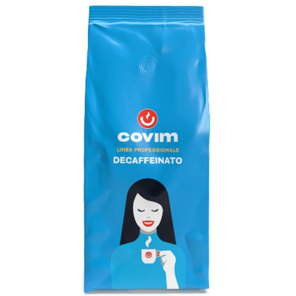 Cafea Boabe COVIM Suave Decaffeinato 0,5 Kg Espresso Decofeinizat, 50% Arabica / 50% Robusta