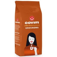 Cafea Boabe COVIM Orocrema 1 Kg – 100% Robusta, Cremă Intensă, Ideală pentru Vending