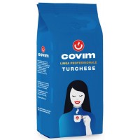 Cafea Boabe Premium COVIM Turchese 1 Kg Espresso Italian cu Cremă Densă