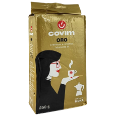 Cafea Măcinată Covim Oro 250 gr – 100% Arabica, Aromă Fină și Echilibru Italian