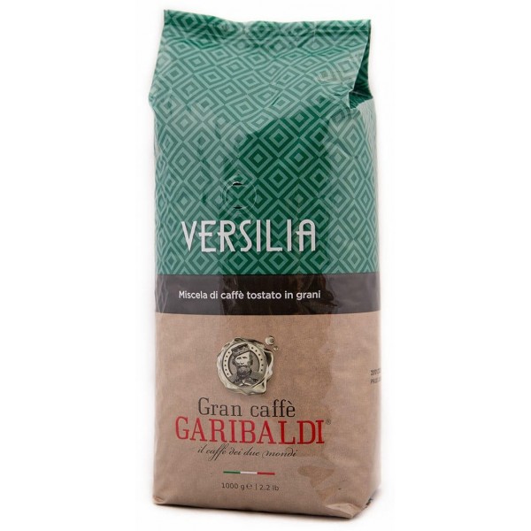 Cafea Boabe Garibaldi Versilia 1 Kg 20% Arabica, 80% Robusta, Ideală pentru Vending
