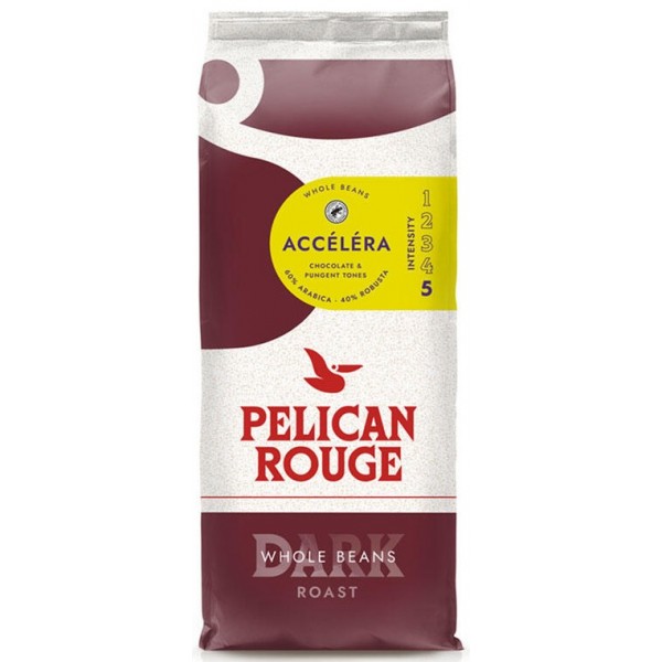 Cafea Boabe Pelican Rouge Accelera 1 Kg – Intensitate 5/5, Note de Ciocolată și Condimente