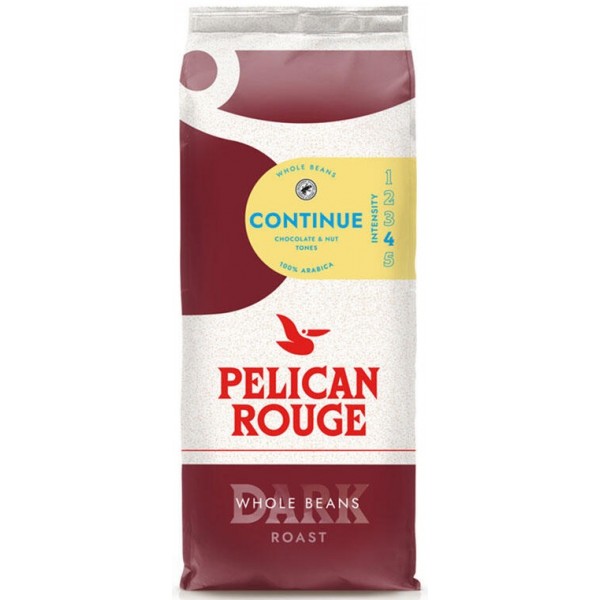 Cafea Boabe Pelican Rouge Continue 1 Kg – 100% Arabica, Prăjire Intensă, Note de Ciocolată