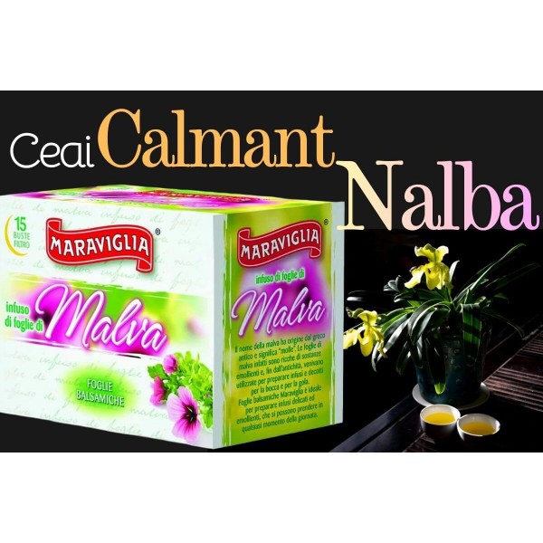 Ceai infuzie Ristora Maraviglia din Frunze de Nalbă (Malva) 15 pliculete-Calmant