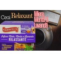 Ceai infuzie Ristora Maraviglia cu Miere, Menta si Lavanda (Rilassante) 15 pliculete-Relaxant