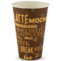 Pahar cafea carton BROWNIE cup 12 OZ - 350 ml - 50buc/set