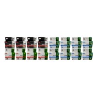 Set Cartus Cerneala Speed Compatibil 4x LC123BK Negru 4x LC123C Cyan 4x LC123M Magenta 4x LC123Y Galben 9600 pagini si pix Schneider