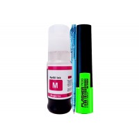 Set Flacon Cerneala Compatibila Canon GI46, 1x140ml Magenta, Pix cu mecanism si Textmarker Flasher