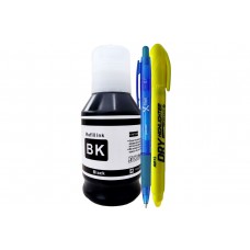 Set Flacon Cerneala Compatibila Canon GI46, 1x170ml Black, Pix Xball si Textmarker Non Toxic