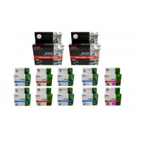 Set Cartuse Cerneala Speed Compatibil HP363XL/363, 2xC8719EE Negru, 2xC8771EE Cyan, 2xC8772EE Magenta, 2xC8773EE Galben, 2xC8774EE Light Cyan, 2xC8775EE Magenta, 140ml si Pix Schneider