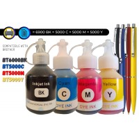 Set Cartus Cerneala Speed Compatibil 1xBT6000BK Negru 1xBT5000C Cyan 1xBT5000M Magenta 1xBT5000Y Galben 21900 pagini si 4xPix Schneider