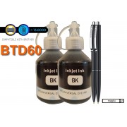 Set Cartus Cerneala Speed Compatibil 2xBTD60BK Negru 13800 pagini si 2xPix Schneider