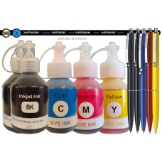 Set Cartus Cerneala Speed Compatibil 2xBTD60BK Negru 1xBT5000C Cyan 1xBT5000M Magenta 1xBT5000Y Galben 28800 pagini si 5xPix Schneider