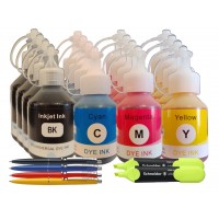 Set Cartus Cerneala Speed Compatibil 4xBT6000BK Negru 4xBT5000C Cyan 4xBT5000M Magenta 4xBT5000Y Galben 87600 pagini, 4xPix Schneider si 2xTextmarker Schneider