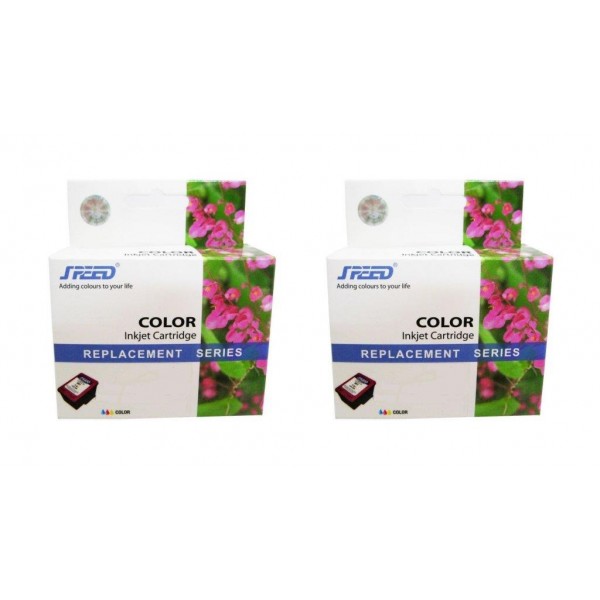 Set Cartuse Cerneala Speed Compatibil HP302XL, 2xF6U67AE Color, 36ml si Pix Schneider