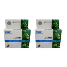 Set Cartus Cerneala Speed Compatibil 2x LC225XLY Galben 2400 pagini si pix Schneider