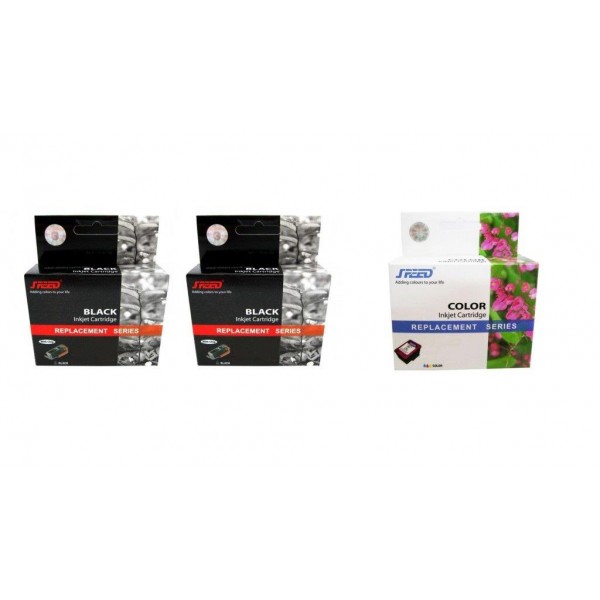 Pachet cartuse cerneala Speed CC654AE 901XL x2 negru CC656AE 901 color HP