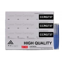 Set 3 Cartuse Toner Compatibil Canon CRG-737B + 4 Pix Schneider