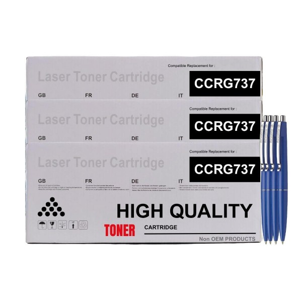 Set 3 Cartuse Toner Compatibil Canon CRG-737B + 4 Pix Schneider