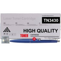 Set Cartus Toner Non OEM compatibil Brother TN3430 Negru 8000 pagini cu Pix Schneider si CD-R Maxell