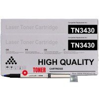 Set 2x Cartuse Toner Non OEM compatibil Brother TN3430 Negru 16000 pagini cu Roller DeLuxe si CD-R Maxell 