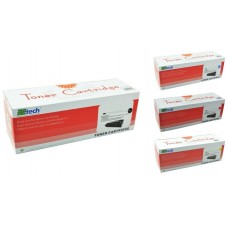 Pachet cartuse toner Retech (126A) CE310A negru CE311A cyan CE313A magenta CE312A galben compatibil HP 4200 pagini