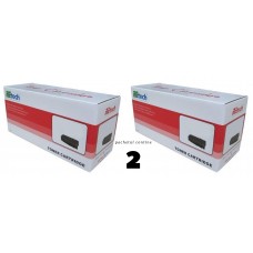 Retech 12016SE cartus toner negru pachet dublu compatibil Lexmark 4000 pagini