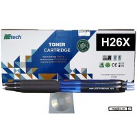 Set Cartus Toner ReTech Compatibil (HP26X) 1xCF226X Negru, 1x9000pagini, 2xPix Jestream si 1xCD-R Maxell cu plic