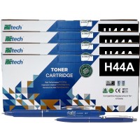 Set Toner Retech Compatibil HP44A 4xCF244A, Negru 4000 pagini, Pix Schneider si Roller Frixion