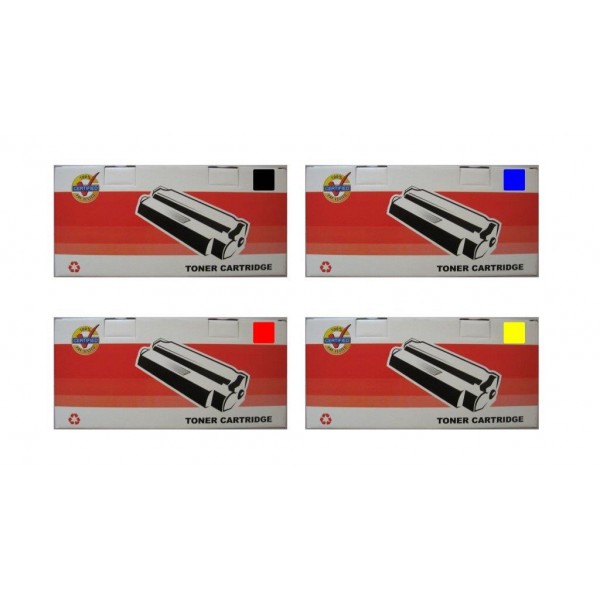Pachet cartuse Lexmark C5220KS negru C5220CS cyan C5220MS magenta C5220YS galben compatibil Speed 13.000 pagini