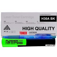 Set Cartus Toner Compatibil HP(30A) 1xCF230A Negru, 1x1600pagini, Pix XBall si 1xTextmarker Flasher