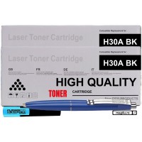 Set Cartus Toner Compatibil HP(30A) 2xCF230A Negru, 2x1600pagini, 2xPix Schneider si Textmarker Flasher