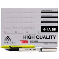 Set Toner Speed compatibil HP44A, 4xCF244A, Negru 4000 pagini, Roller DeLuxe si Textmarker Non Toxic