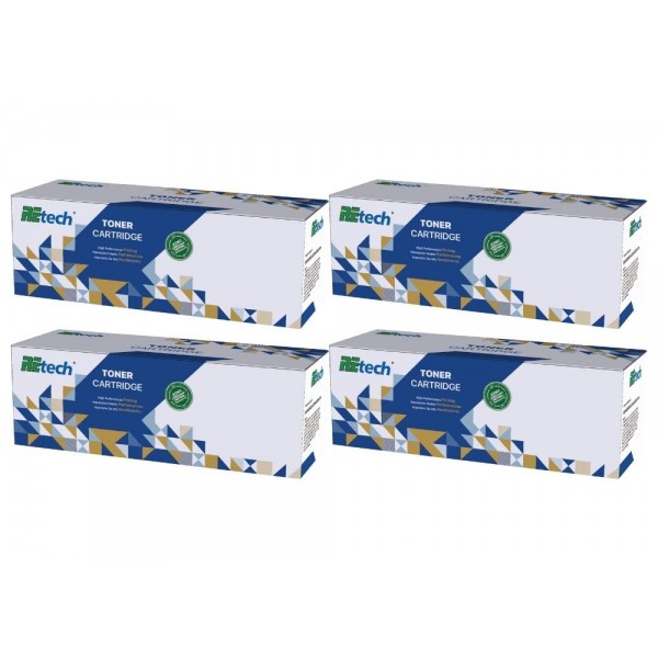 Pachet Compatibil RETECH pentru Xerox 4x 106R02721 Negru 23600pagini