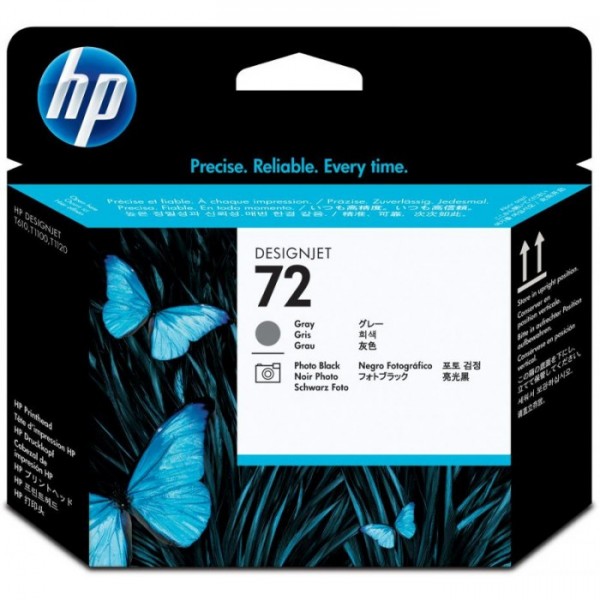 Cap de printare Original HP72, C9380A Negru si gri