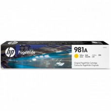 Cartus cerneala Original HP981A, J3M70A Galben, 68.5ml