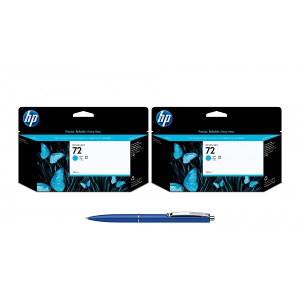 Pachet MAG4U Cartuse Cerneala Originale 2 bucati C9371A (72) Cyan si Pix Schneider
