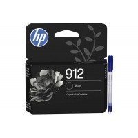 Set Cartus Cerneala Original HP 912 3YL80AE Negru 300 pagini 8.3ml cu 2x Pix Radius