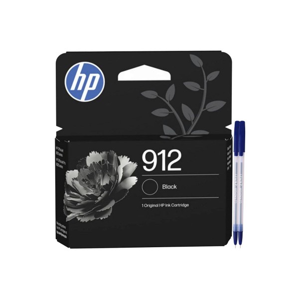 Set Cartus Cerneala Original HP 912 3YL80AE Negru 300 pagini 8.3ml cu 2x Pix Radius