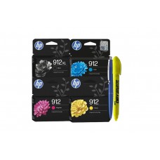 Set 4 Cartuse HP 912 XL/Standard + Pix Schneider si Textmarker