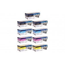 Set Cartuse Toner Brother Original 3x TN321BK Negru, 2x TN321C Cyan, 2x TN321M Magenta, 2x TN321Y Galben, 16500 Pagini si stick USB