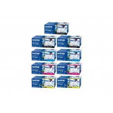Set Cartuse Toner Brother Original 3x TN135BK Negru, 2x TN135C Cyan, 2x TN135M Magenta, 2x TN135Y Galben, 39000 Pagini si stick USB