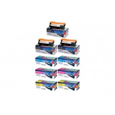 Set Cartuse Toner Brother Original 3x TN325BK Negru, 2x TN325C Cyan, 2x TN325M Magenta, 2x TN325Y Galben, 33000 Pagini si stick USB